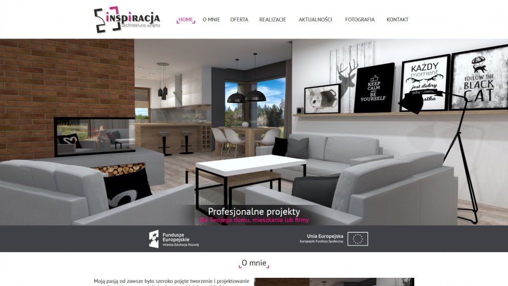 Projekt strony AP Inspiracja