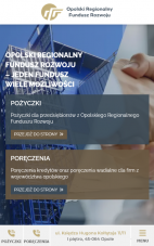 Projekt strony www na telefon