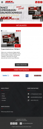 Projekt strony www na telefon
